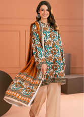 Linen Love By Gul Ahmed Printed Linen 3 Piece Unstitched Suit GA25LL D-LT-52023